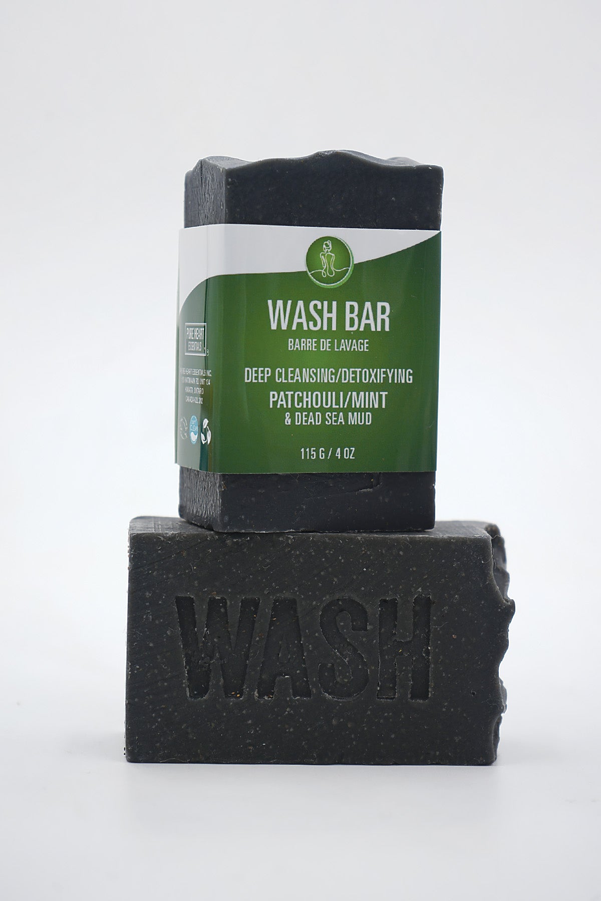 WASH – PATCHOULI/MINT & DEAD SEA MUD (VEGAN)