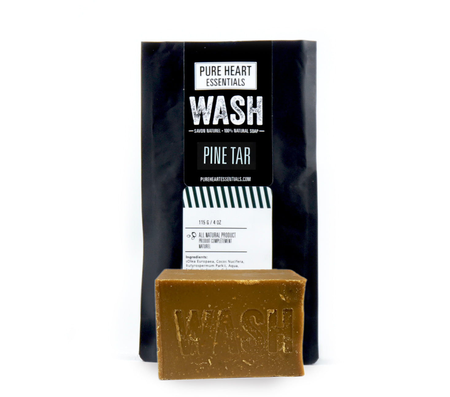 WASH –  PINE TAR SOAP (VEGAN)